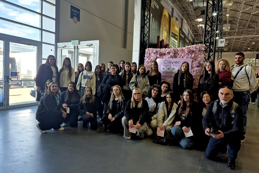 Wyjazd studyjny uczniów na targi fryzjerskie w Poznaniu